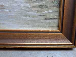 Two Australian landscape paintings on board - 3