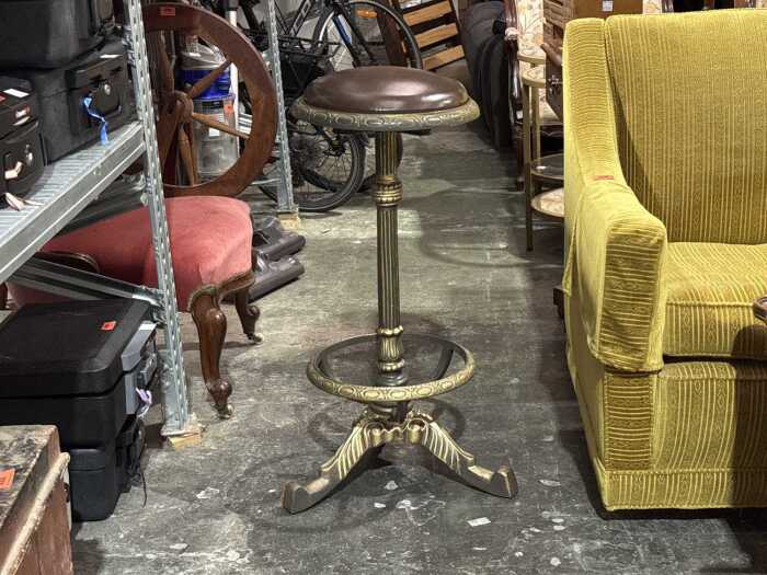 Antique-style bar stool