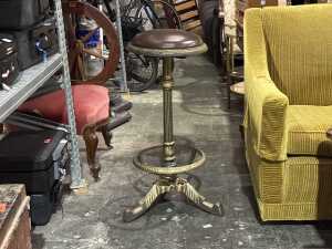 Antique-style bar stool