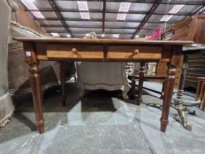 Mid-century timber desk - 2