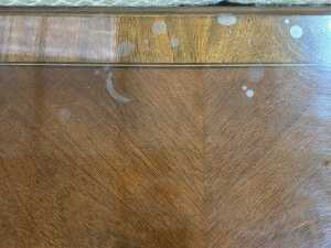 Timber veneer coffee table - 5