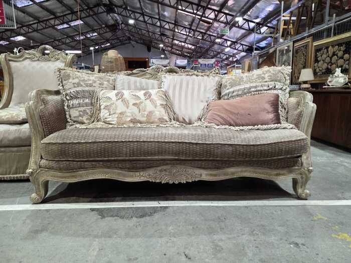 Monarchy three-seater French Rococo-Style sofa
