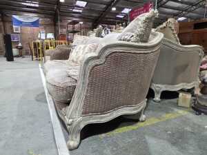 Monarchy three-seater French Rococo-Style sofa - 5