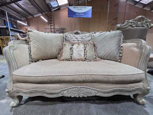 Monarchy two seater French Rococo-Style sofa