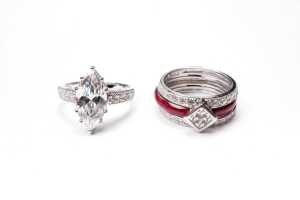 A collection of eight rings in sterling silver - 5