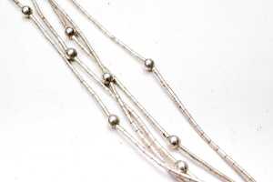 A necklace and padlock bracelet in sterling silver - 3