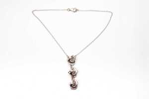 Three necklaces in sterling silver - 3