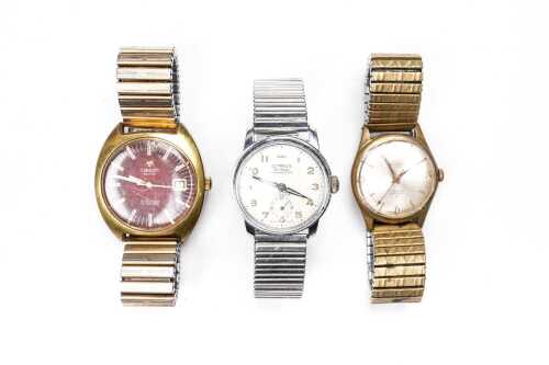 Three vintage watches