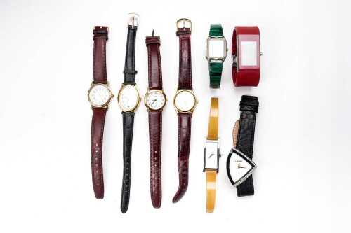 A collection of ladies watches