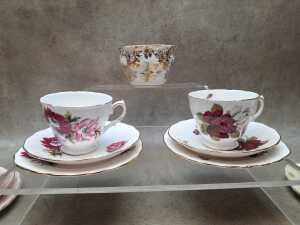 Eight English porcelain trios - 3