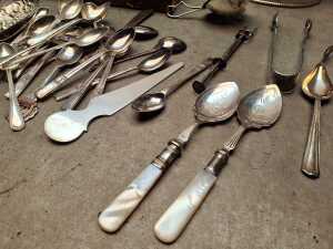 Collection of mainly silver-plated items and cutlery - 5