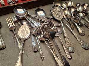 Collection of mainly silver-plated items and cutlery - 6