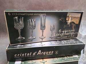 Assorted stemmed glassware - 3
