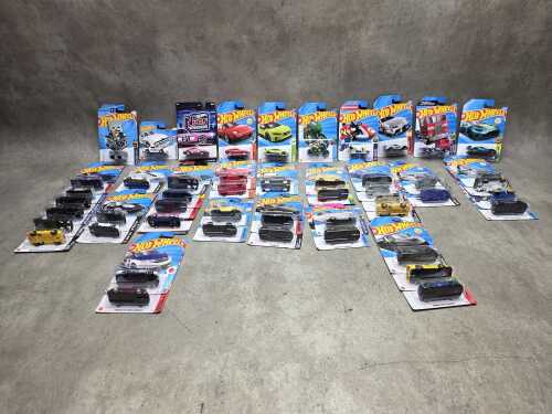 Box of Hot Wheels 50 x mainline Hot Wheels