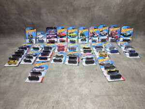 Box of Hot Wheels 50 x mainline Hot Wheels