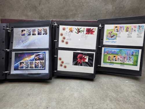 Three albums of Australia Post First Day Covers