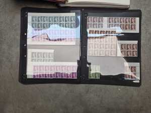 Australian stamp album- mainly mint hinged blocks - 3