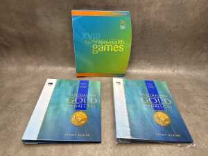 Two Australian Gold Medalist stamp albums - 3