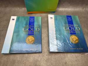 Two Australian Gold Medalist stamp albums - 4