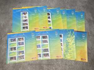 Two Australian Gold Medalist stamp albums - 5