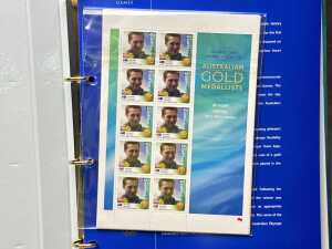Two Australian Gold Medalist stamp albums - 6