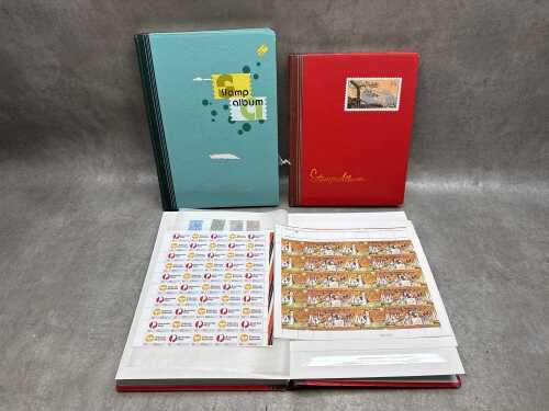 Australia Pre-decimal/ Decimal stamps in three Chinese stock books