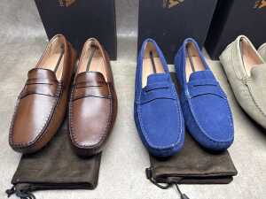 Four pairs of NEW Nappa Tori Australia leather men's shoes size UK 7 - 2