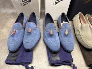 Four pairs of NEW Nappa Tori Australia leather men's shoes size US 9 - 2