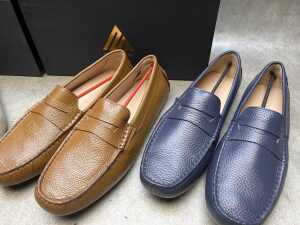 Four pairs of NEW Nappa Tori Australia leather men's shoes, size US 12 - 3