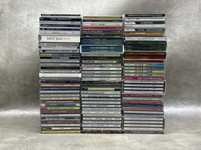 Jazz CDs, including Blue Note and Columbia