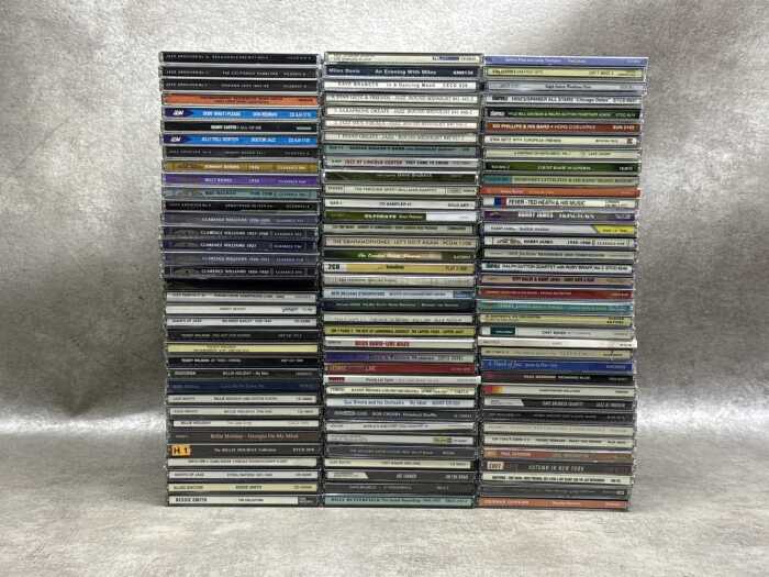 Jazz CDs, including Verve and Columbia
