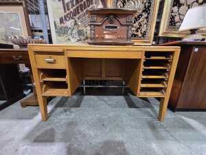 Mid-century timber desk