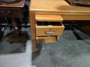 Mid-century timber desk - 2