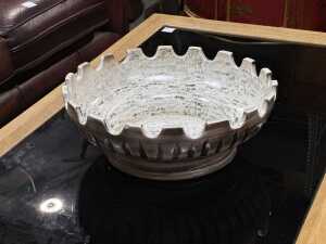 Meera pottery centrepiece bowl