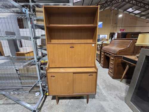 Retro teak wall unit