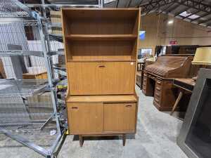 Retro teak wall unit