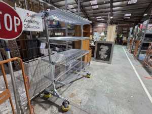 Commercial stainless-steel trolley - 2