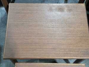 Mid-century modern nest of three tables - 4