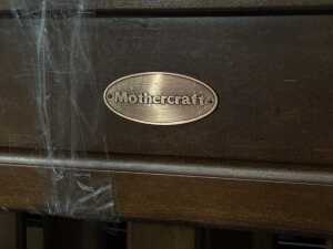 Mothercraft Avoca timber cot with mattress - 2