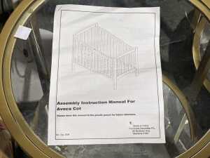 Mothercraft Avoca timber cot with mattress - 3