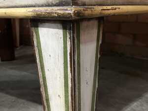 Hand-painted Bajot Rajwadi Chowki table - 4