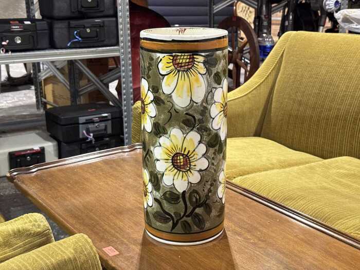 Hand-painted Spanish vase