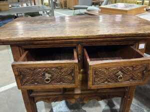 Antique Chinese timber cabinet - 3
