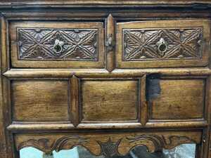 Antique Chinese timber cabinet - 4