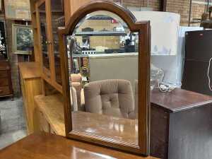 Mirror back timber dresser - 3