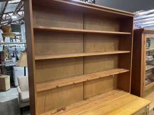 Victorian pine kitchen dresser - 2