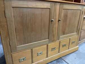 Victorian pine kitchen dresser - 3