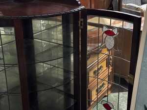 Leadlight display corner cabinet - 2