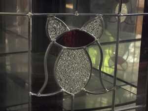 Leadlight display corner cabinet - 4