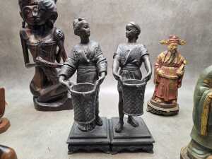 Assorted Oriental figures - 2